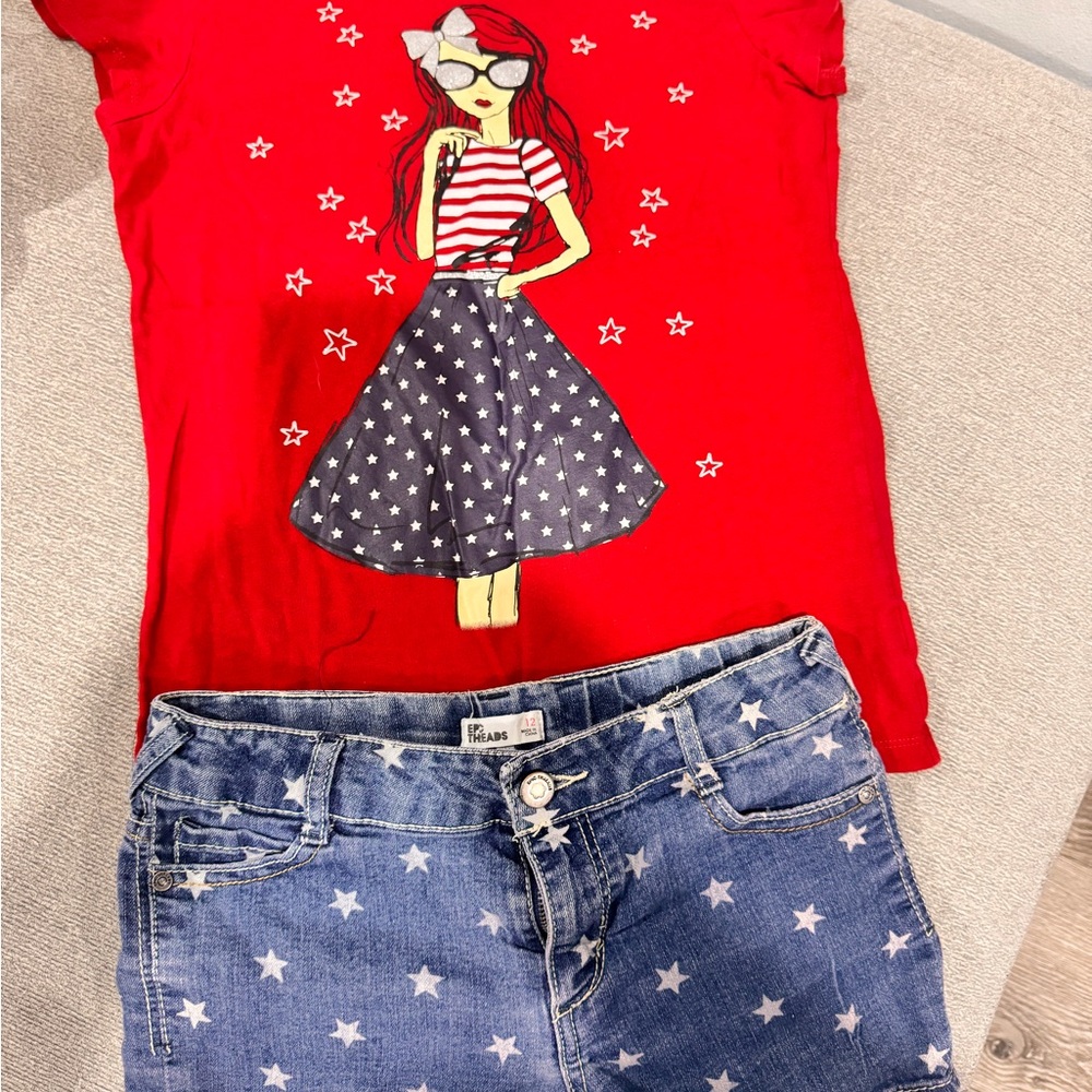 Starry Kids Shirt and Shorts